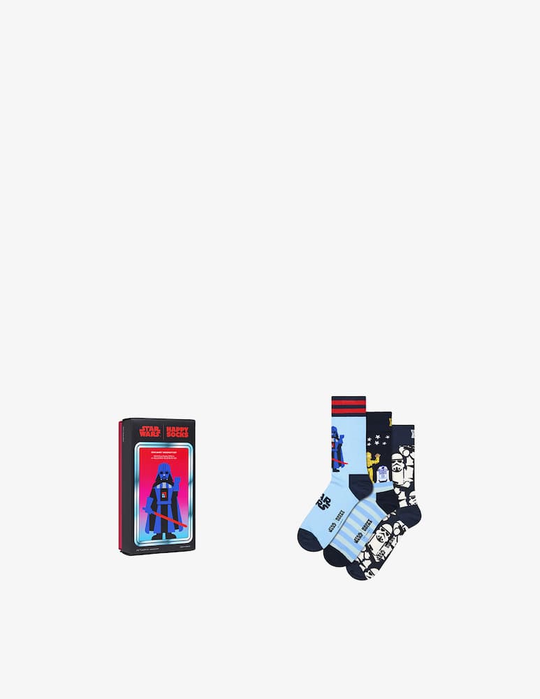 Happy Socks Set regalo calze pack 3 Star Wars - immagine 1 Happy Socks Set regalo calze pack 3 Star Wars - immagine 1