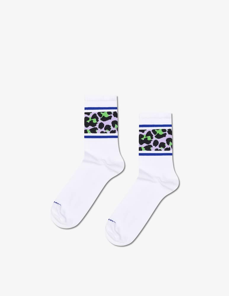 rinascente Happy Socks Leopard stripe sneaker socks