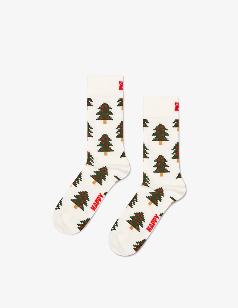 rinascente Happy Socks Calze con alberi di Natale