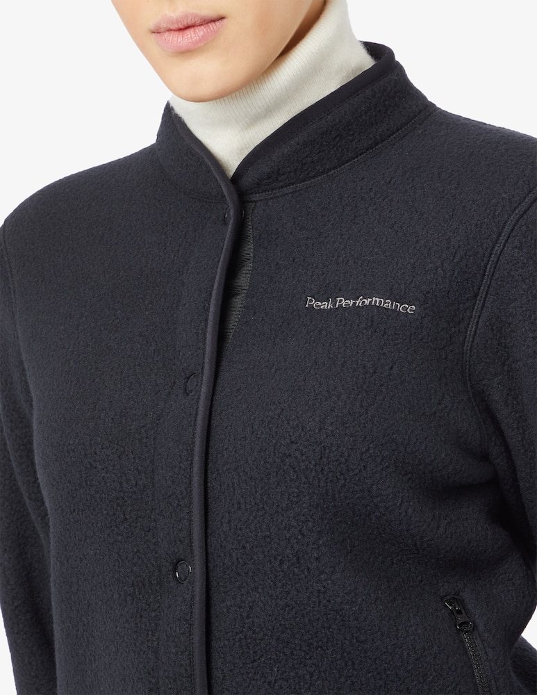 rinascente Peak Performance Cardigan in pile con bottoni a pressione