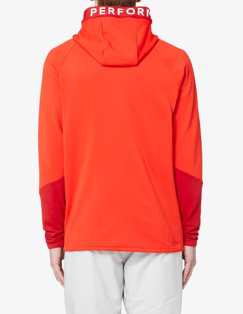 rinascente Peak Performance Maglia in pile con cappuccio rider fzip - Rosso