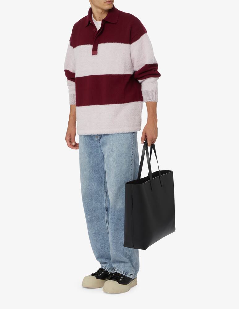 rinascente Eytys Intarsia stripes long sleeve polo shirt
