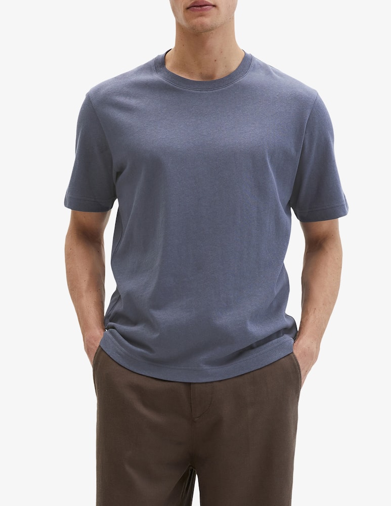 rinascente Marc O'Polo T-shirt girocollo in cotone e lino