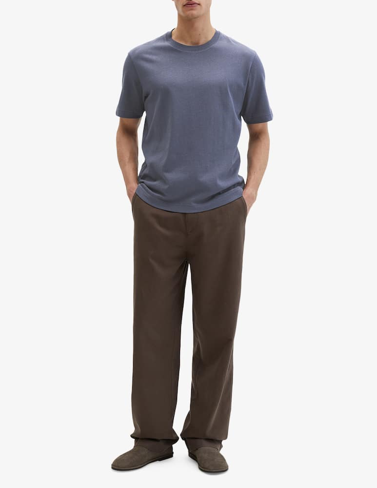 rinascente Marc O'Polo T-shirt girocollo in cotone e lino