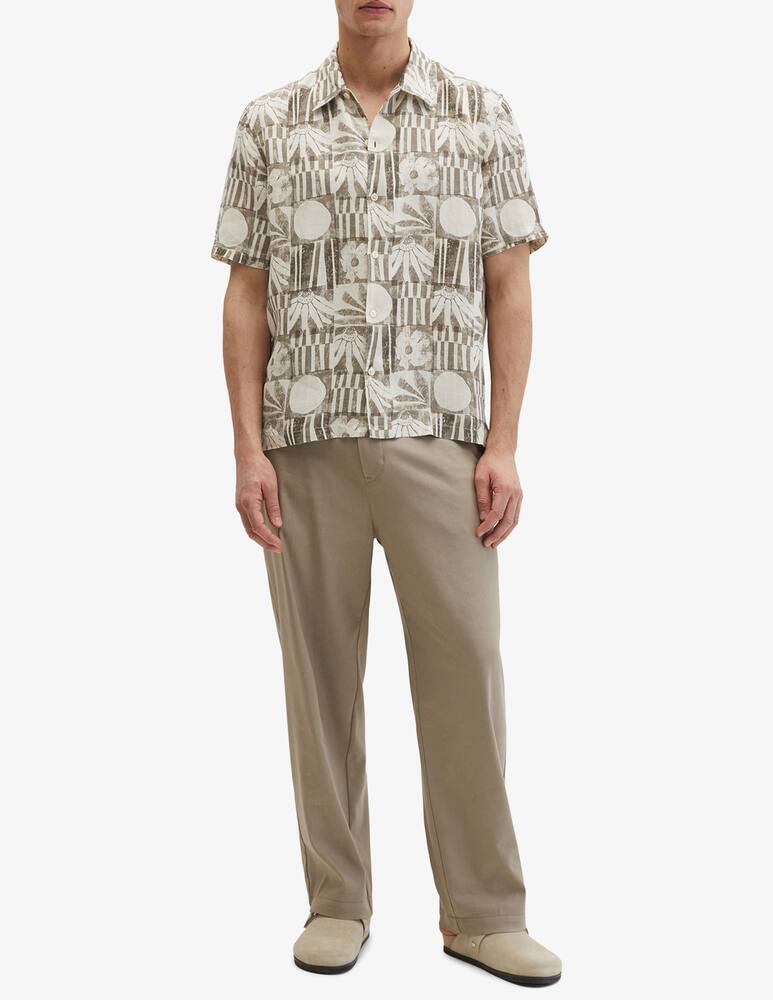 rinascente Marc O'Polo Camicia in lino con stampa floreale