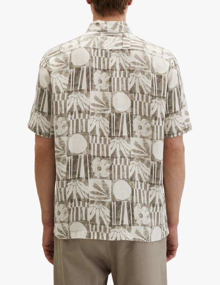 rinascente Marc O'Polo Camicia in lino con stampa floreale