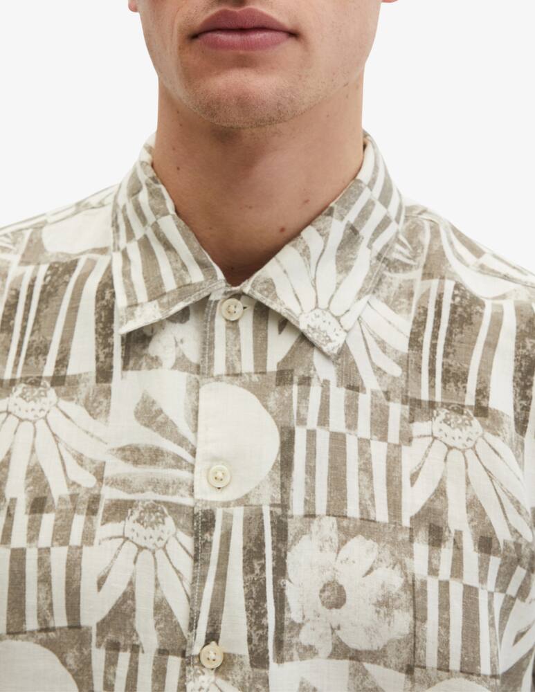 rinascente Marc O'Polo Camicia in lino con stampa floreale