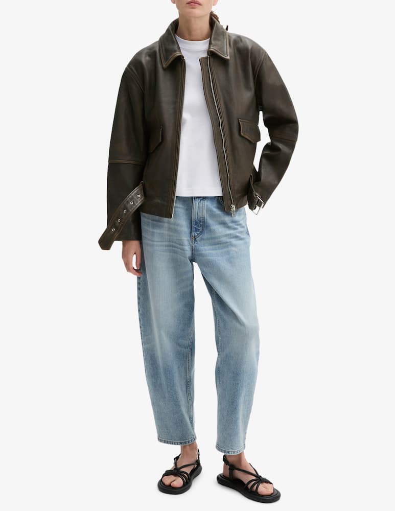 rinascente Marc O'Polo Leather jacket with belt