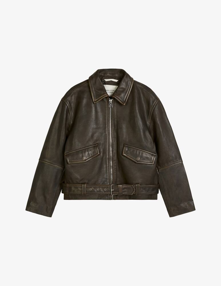rinascente Marc O'Polo Leather jacket with belt