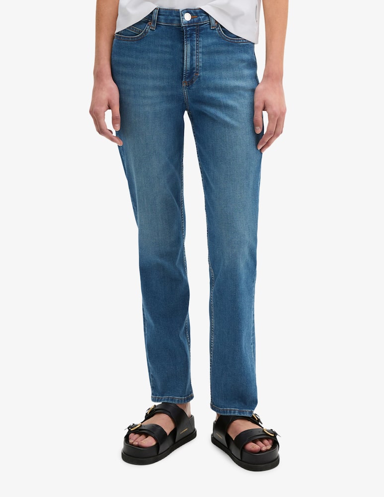 Marc O'Polo Straight fit cropped denim trousers - picture 1 Marc O'Polo Straight fit cropped denim trousers - picture 1