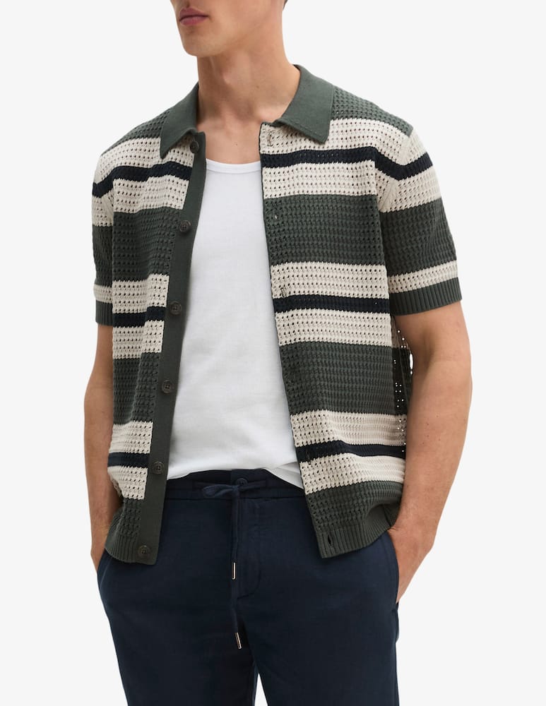 rinascente Marc O'Polo Striped short-sleeved knit shirt
