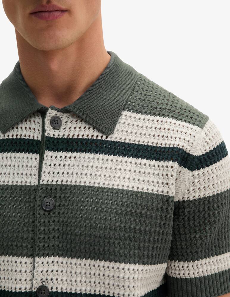 rinascente Marc O'Polo Striped short-sleeved knit shirt