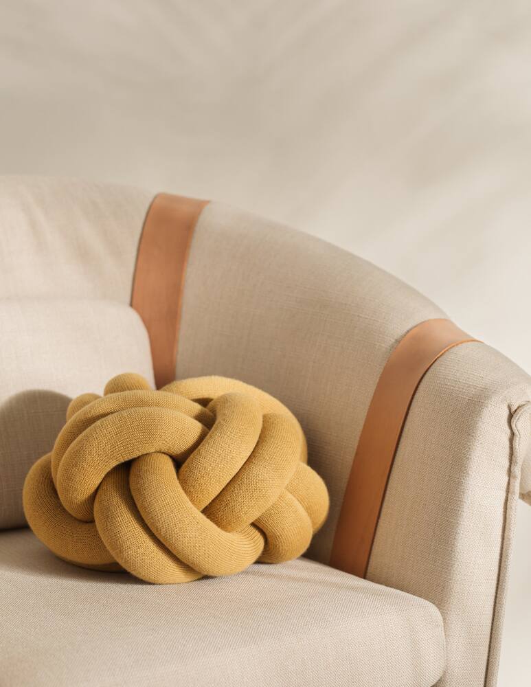 rinascente Design House Stockholm Knot Cushion - Yellow