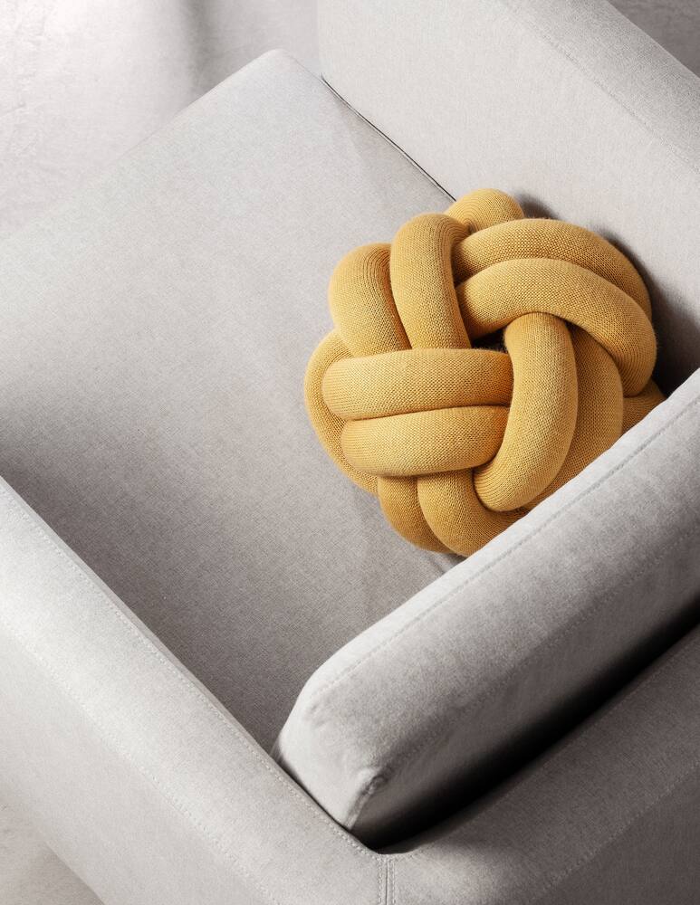 rinascente Design House Stockholm Knot Cushion - Yellow