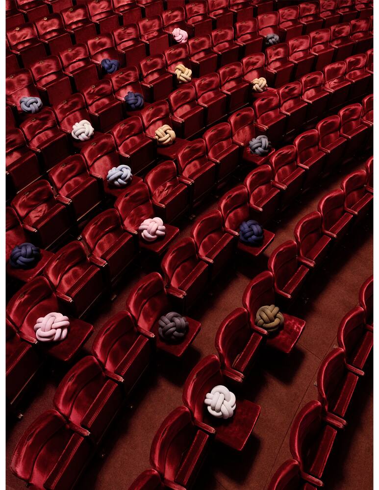 rinascente Design House Stockholm Knot Cushion - blue