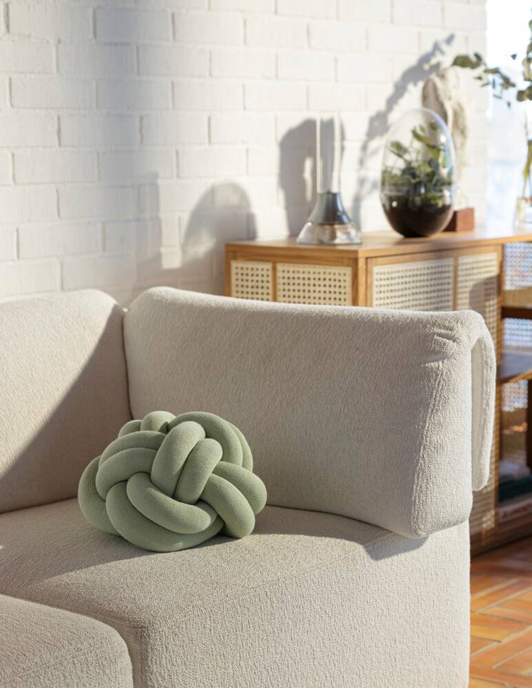 rinascente Design House Stockholm Knot Cushion - mint green