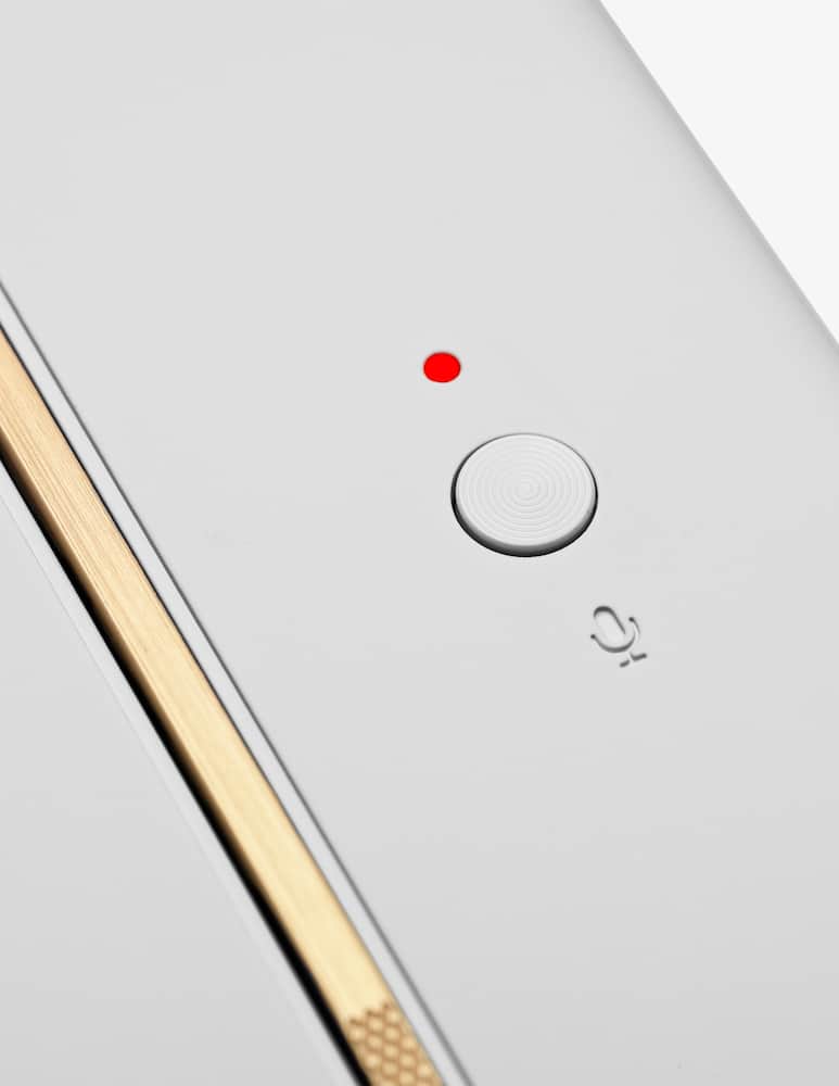 rinascente Marshall Uxbridge Voice Google Bluetooth Speaker - White