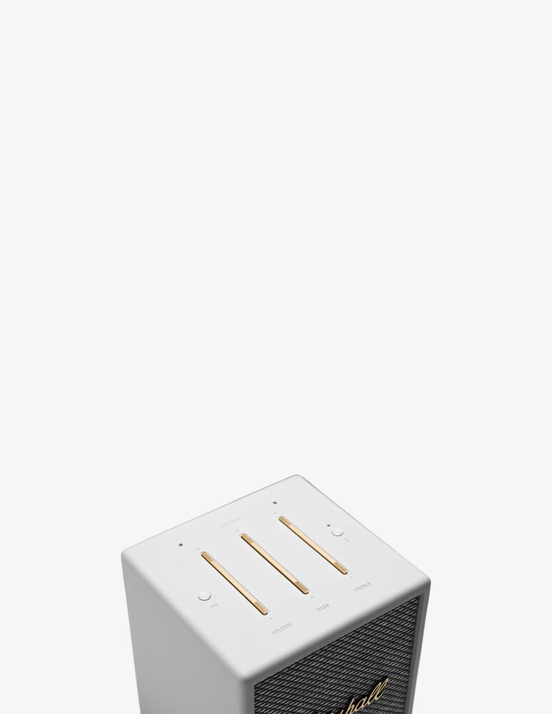 rinascente Marshall Uxbridge Voice Google Bluetooth Speaker - White