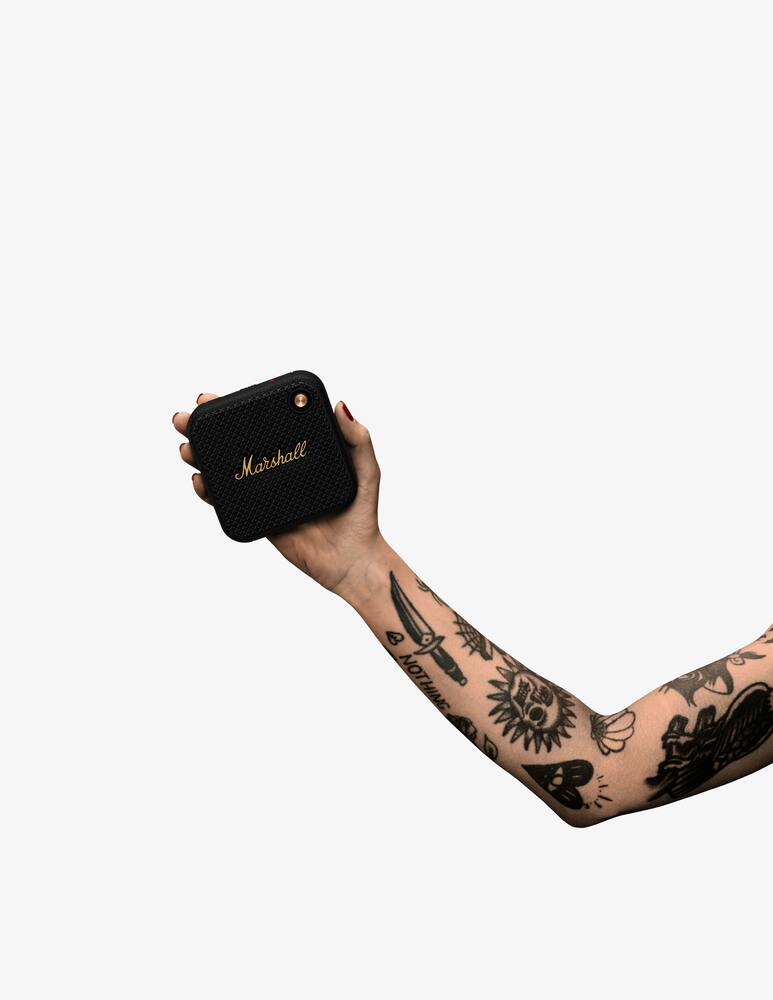 rinascente Marshall Willen Bluetooth Speaker Portatile Nero & Brass - Nero
