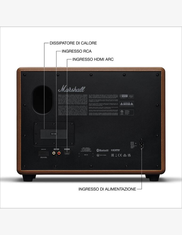 rinascente Marshall Marshall Woburn III Bluetooth Altoparlante