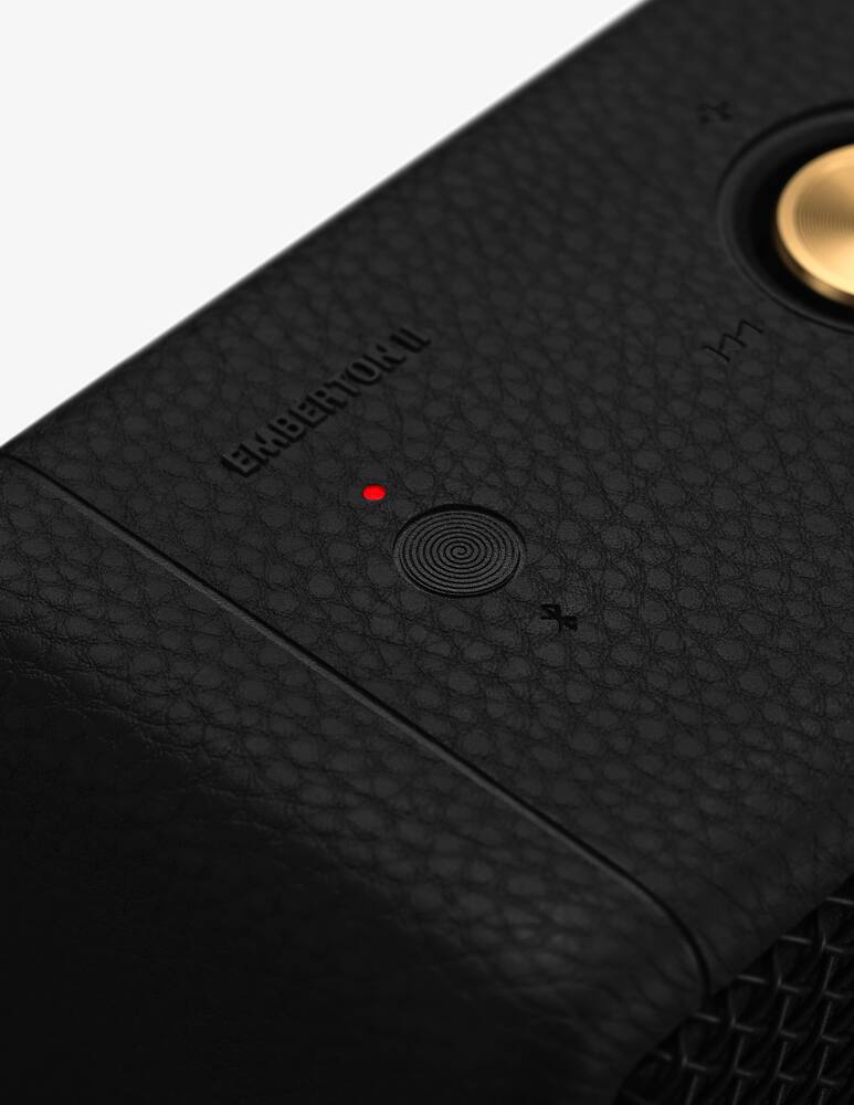 rinascente Marshall Emberton Ii Bluetooth Speaker Portatile Nero & Brass - Nero