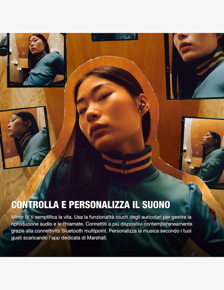 Marshall Cuffie Bluetooth Mode EQ Oro - immagine 7 Marshall Cuffie Bluetooth Mode EQ Oro - immagine 7