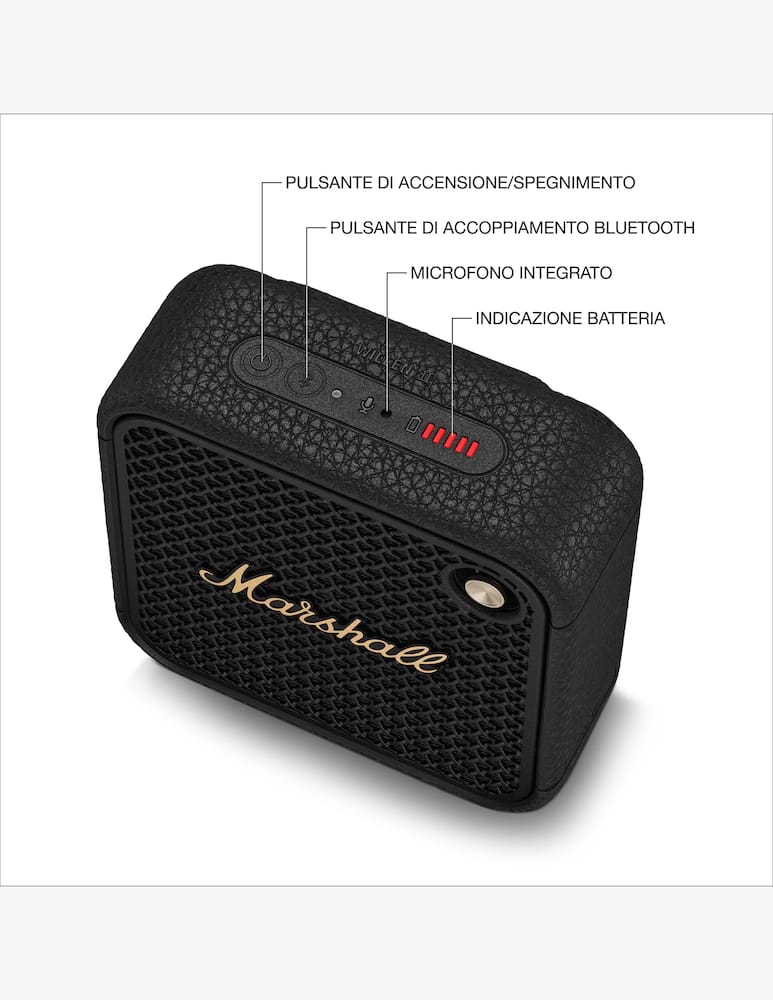 Marshall Willen II Portable Bluetooth Altoparlante - immagine 3