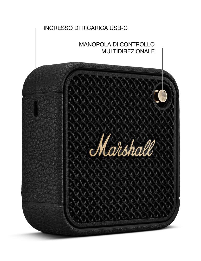 rinascente Marshall Willen II Portable Bluetooth Altoparlante