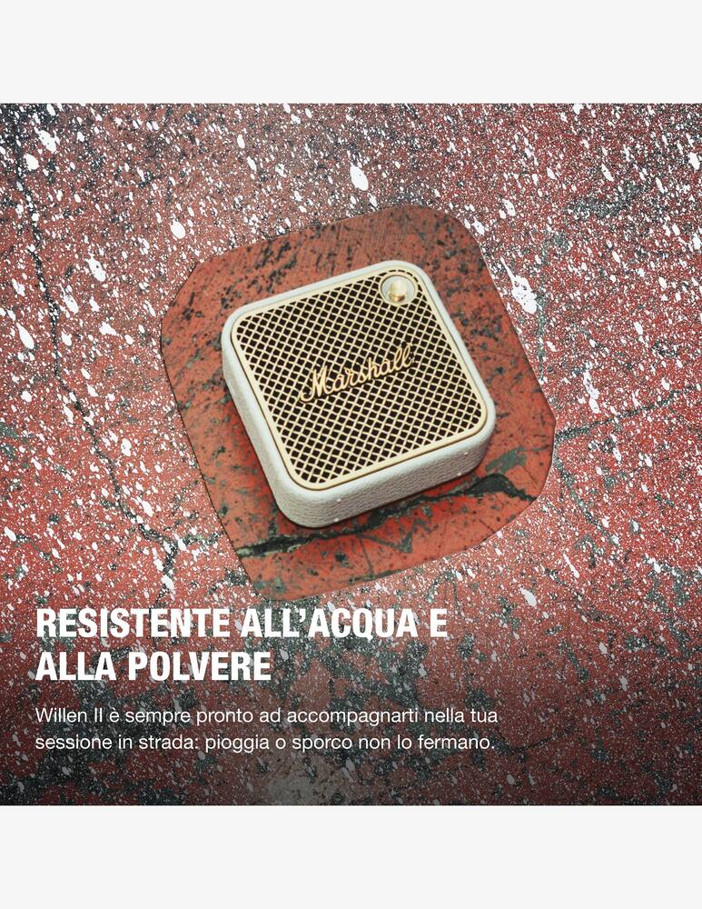 rinascente Marshall Willen II Portable Bluetooth Speaker