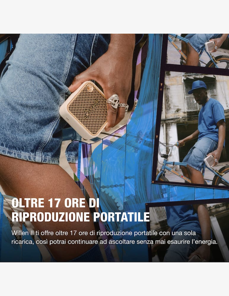 rinascente Marshall Willen II Portable Bluetooth Speaker