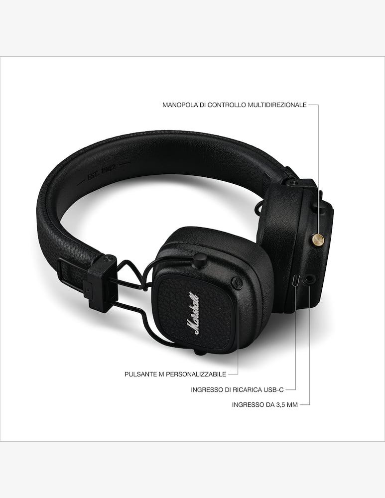 Marshall Wireless on-ear headphones Major V - picture 3 Marshall Wireless on-ear headphones Major V - picture 3