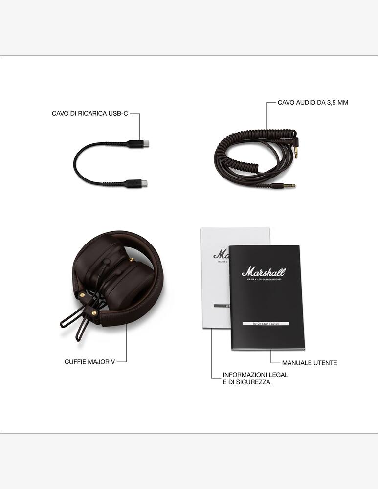 rinascente Marshall Major V Wireless On-Ear Cuffie