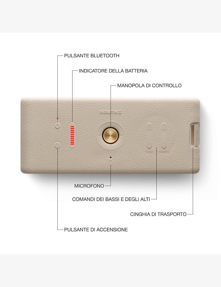 Marshall Middleton II Portable Bluetooth Altoparlante - immagine 3 Marshall Middleton II Portable Bluetooth Altoparlante - immagine 3