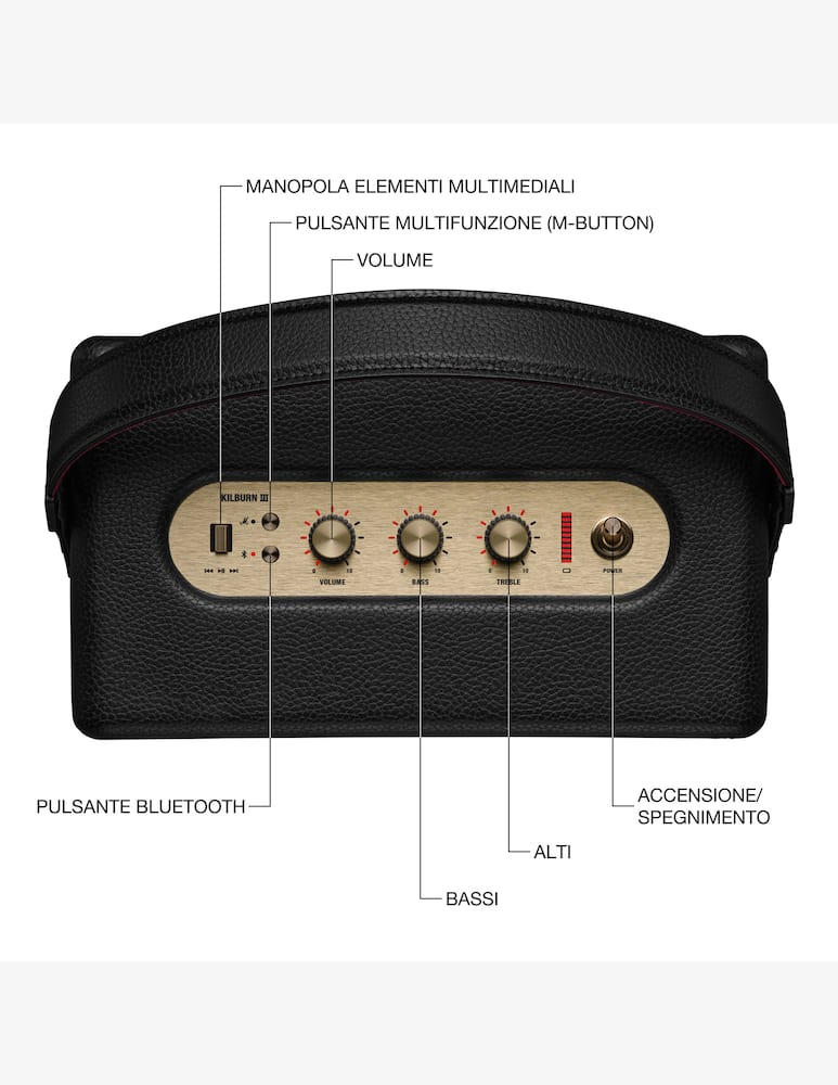 Marshall Kilburn III Bluetooth Altoparlante - immagine 3 Marshall Kilburn III Bluetooth Altoparlante - immagine 3