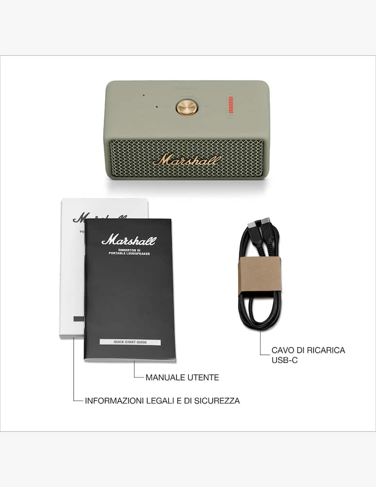 Marshall Emberton III Portable Bluetooth Altoparlante - immagine 5