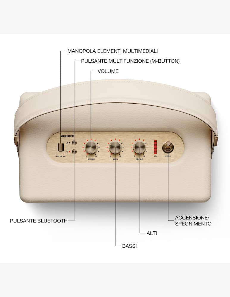 Marshall Kilburn III Bluetooth Altoparlante - immagine 4 Marshall Kilburn III Bluetooth Altoparlante - immagine 4