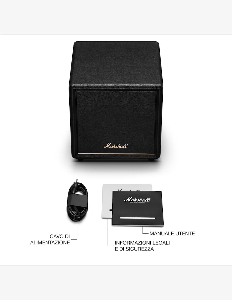 rinascente Marshall Speaker Heston Sub 200 Black