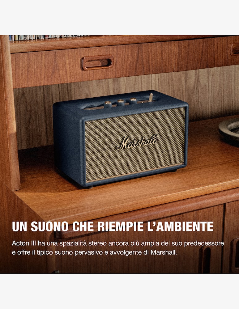 rinascente Marshall Speaker Acton Iii Bt Midnight Blue