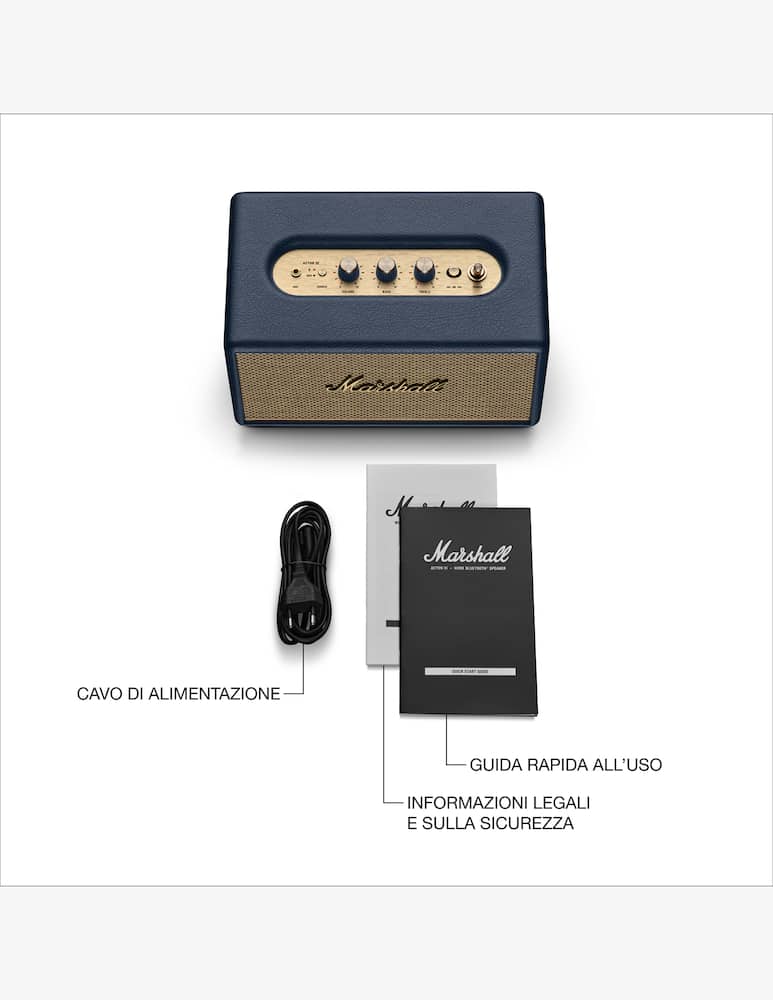 rinascente Marshall Speaker Acton Iii Bt Midnight Blue