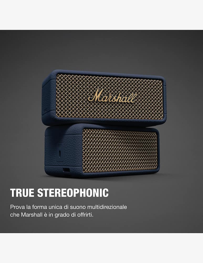 rinascente Marshall Speaker Emberton Iii Midnight Blue