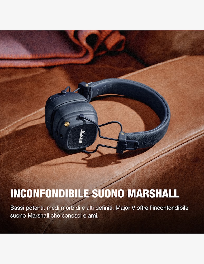 Marshall Major V Midnight Blue Headphones - immagine 5 Marshall Major V Midnight Blue Headphones - immagine 5