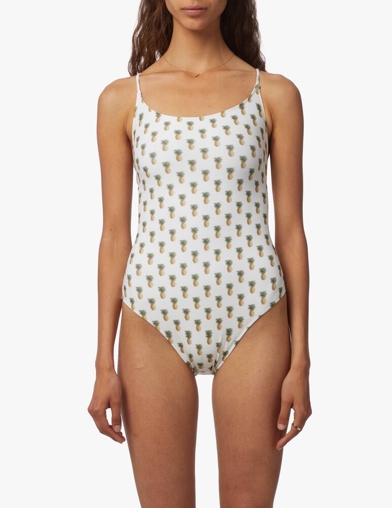 rinascente Oas Pina Colada tie-back one-piece swimsuit