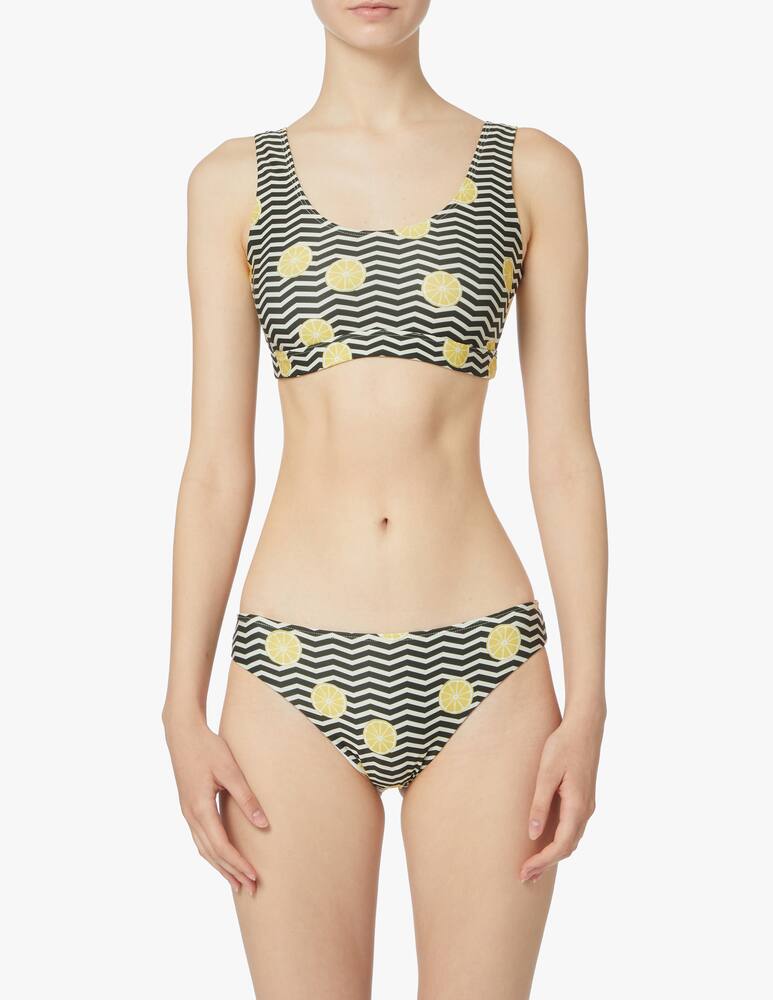 rinascente Oas Black Lemon sport bikini bottom