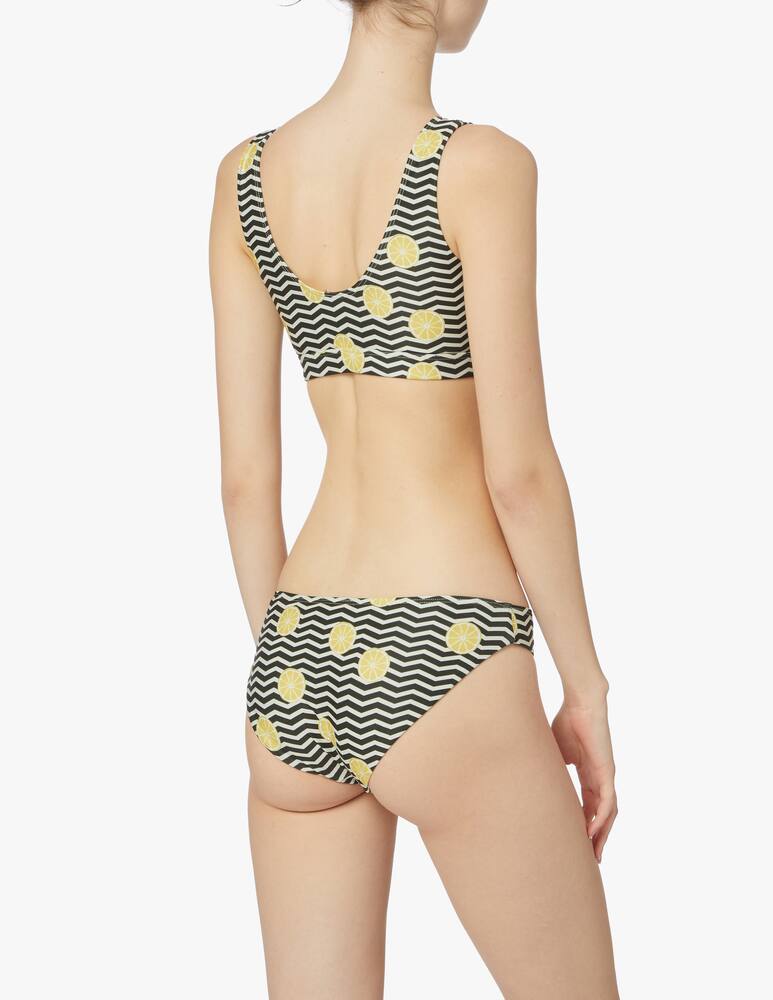 rinascente Oas Black Lemon sport bikini bottom