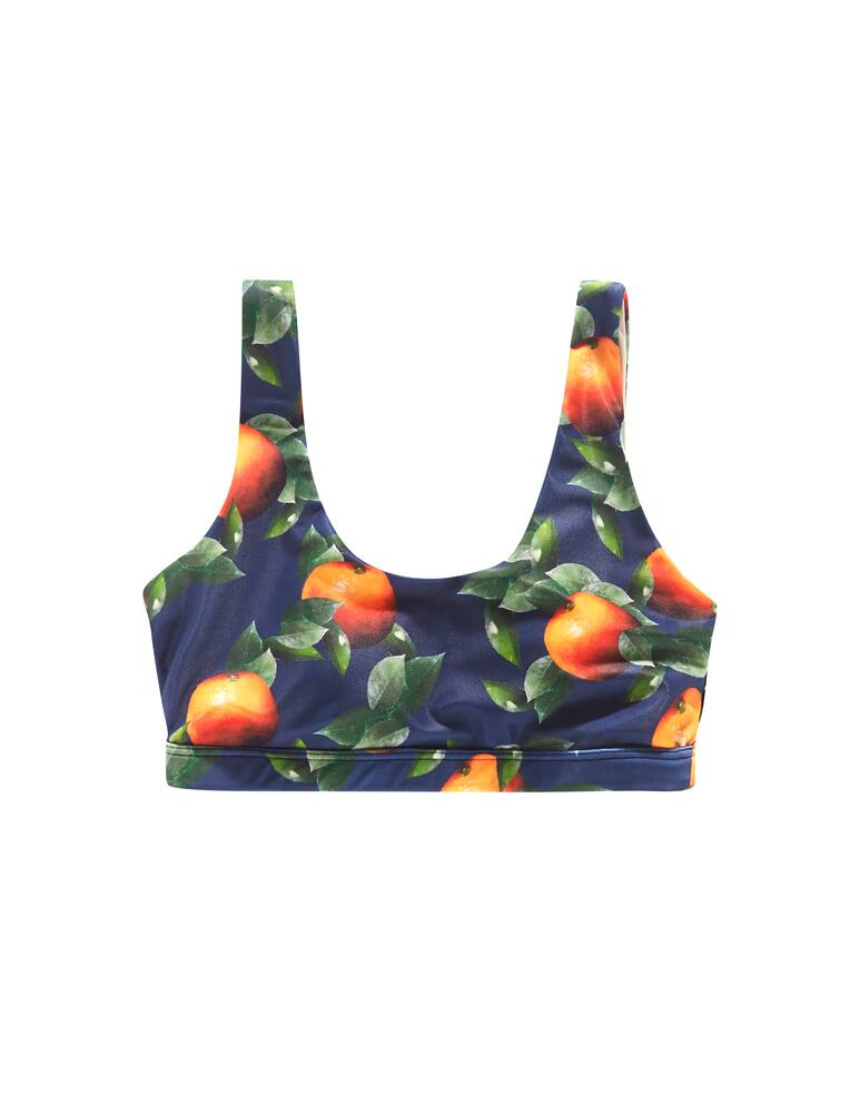 rinascente Oas Top bikini a fascia Dark Orange