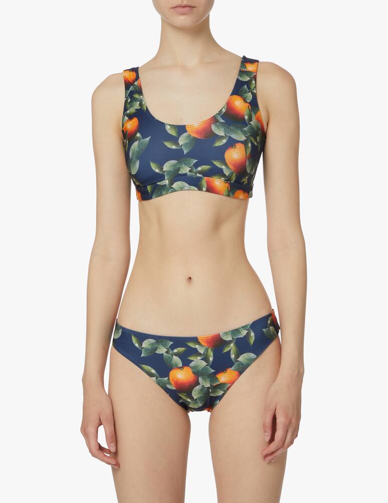 rinascente Oas Top bikini a fascia Dark Orange