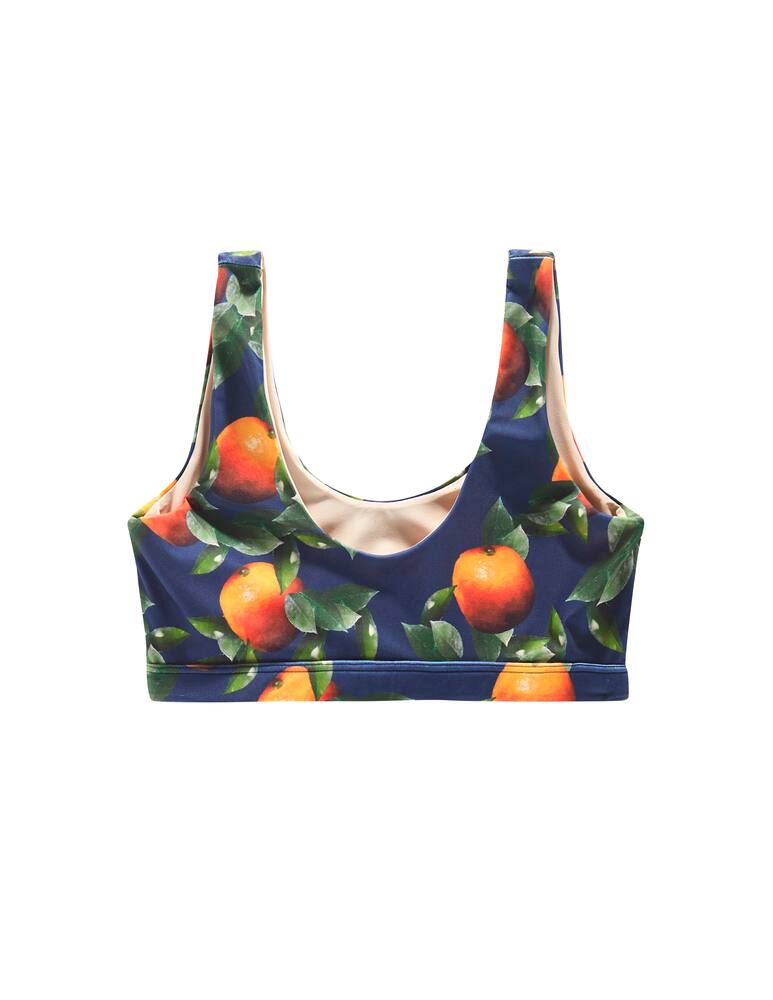 rinascente Oas Top bikini a fascia Dark Orange