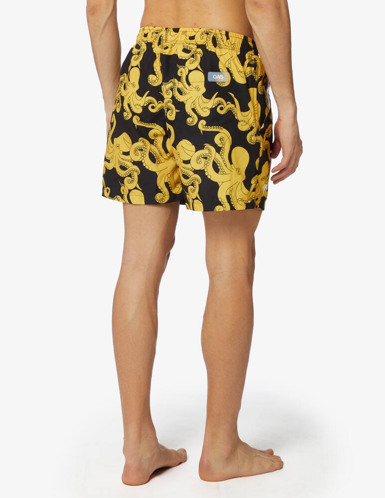 rinascente Oas Black octo swim shorts