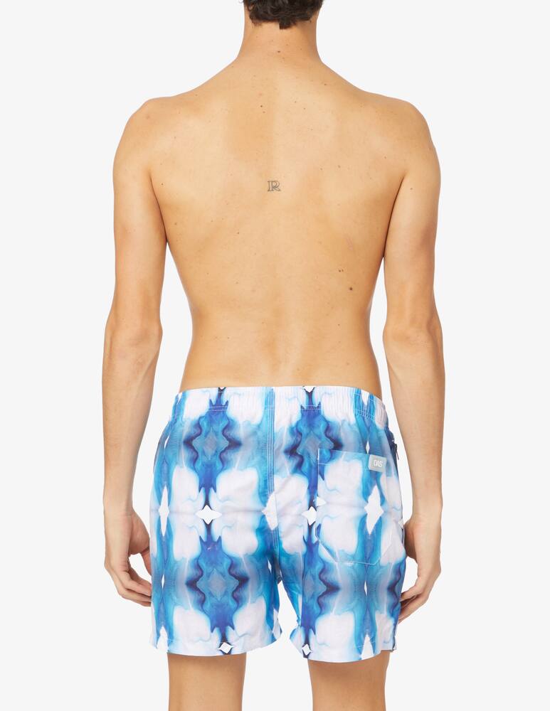 rinascente Oas Ocean eye swim shorts - blue