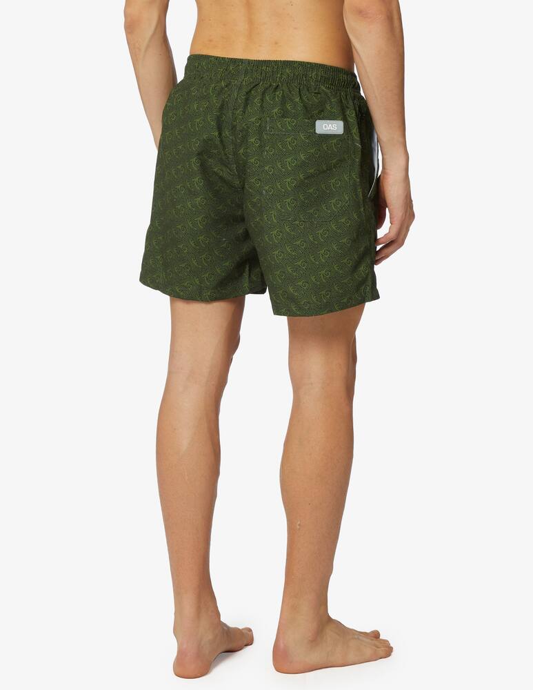 rinascente Oas Costume green squiggle